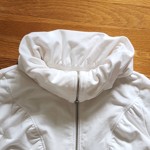 Boston Proper athletic jacket Women's Medium White - Picture 5 of 7